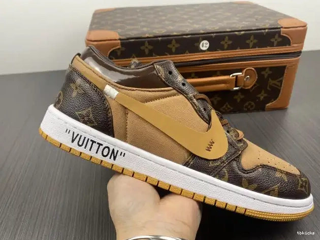 Cheap TB Off-Louis 1 Air x AJ1 OW Jordan LOW 0512